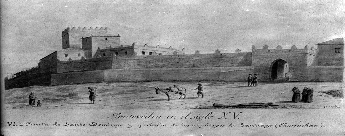 PUERTA DE Santo Domingo Y PALACIO ARZOBISPAL
